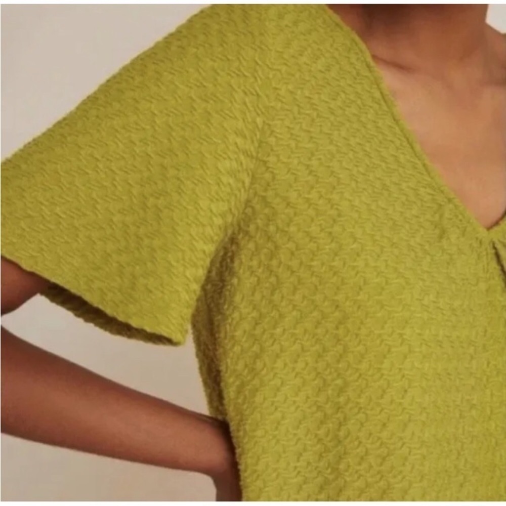 ANTHROPOLOGIE Sunday in Brooklyn Textured Sidonie Top - Picture 3 of 9